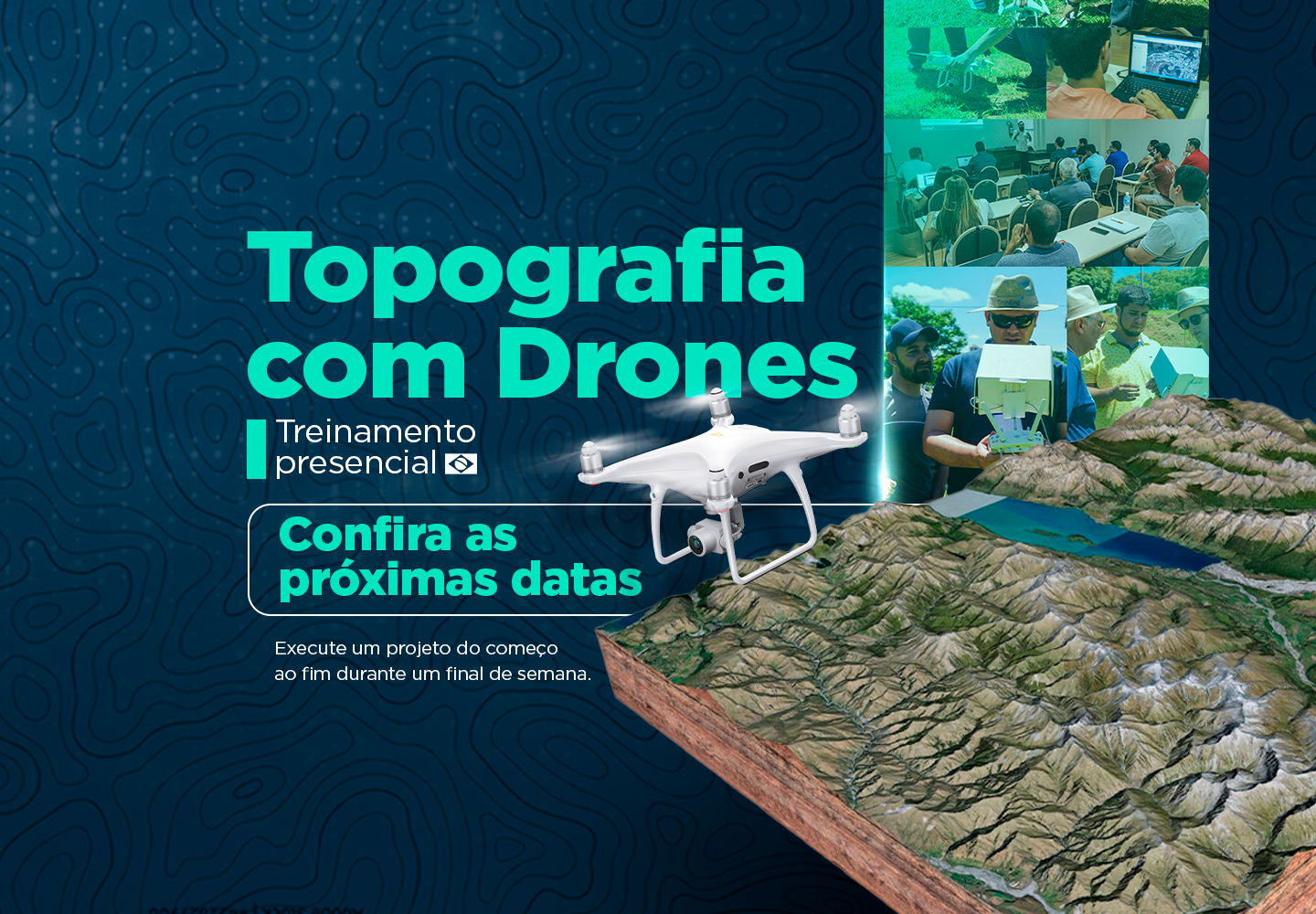 Cursos Presenciais DronEng - Topografia com Drones